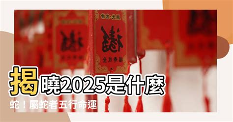 數蛇|【2025什麼蛇】屬蛇人2025命運大揭曉！五行屬性、。